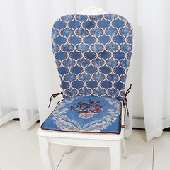 Yi Bi Xu European style dining tables, chair covers, chairs, back covers, dining chairs, cushions, cushions, cushions, cushions, cushions, chairs, cushions, chairs, 11L blue jacquard.