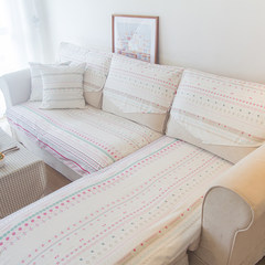 Meyodo/ Cat Island Yilan MIA sofa cushion combination sofa simple modern custom cotton cloth slip Cotton - sided pattern 110*150cm