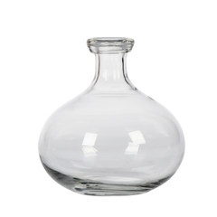 American country culture transparent glass vase living room bedroom size all-match table decoration water margin Transparent (medium)