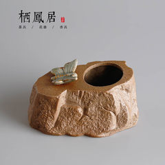 Xifeng in Zen creative handmade ceramic flowerpot vase flower hydroponic fleshy coarse pottery water flower variety A Butterfly
