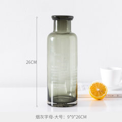 In the odd good Nordic ins small vase flower hydroponic wind letter Home Furnishing transparent glass vase Ron Y Soot letter size