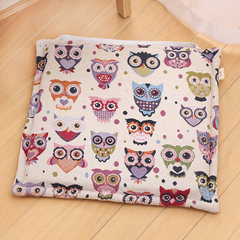 Cartoon students cushion the classroom dormitory stool chair cushion winter thickening office anti - slip butt pad PP pad 46*46CM owl formation
