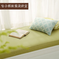 Imitation ephedrine green floating window mat/tatami mat/card cushion customized in different shapes # miss yu design room # 15cm sponge 225 yuan/one square imitation ephedrine green