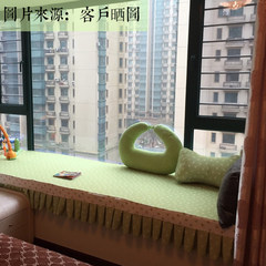High density sponge pad window windowsill pad customized tatami mats custom sofa cushion custom Korean green flowers in summer 15 cm sponge 225 yuan / square Green Floral