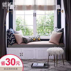 Crayon send autumn and New Nordic pad pad ins style window windows of modern simple European style tatami Sponge 5CM thickness 138 yuan / meter Fabric