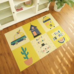 The floor mat of the living room bedroom of the liang ma family is made of floor mat and door mat. The floor mat of the family tatami mat is made of self-adhesive floor mat (45cm*45cm)*6 pieces of six-sided stitching Y