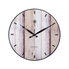 Excellent Vatican art Minimalism American Retro Old Clock imported wood round clock room You can edit it after you select it 004 (spot)