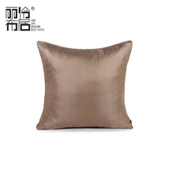 Ling Julibu layered square pillow pillow cushion bed European model room size 6060 grey gold Super Deluxe: 60x60cm Gray gold