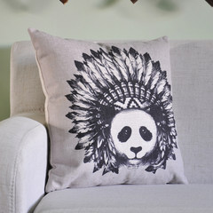 [Indian] special XL+ super size XXL C for cotton and linen pillow cushions for the Nordic American style cartoon Indian tribes