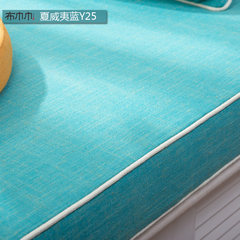 The balcony cushion floating window mat is made to order the window mat that can machine wash the bedroom Nordic windowsill mat is contemporary contracted tatami couch card seat is customized dimension please contact customer service to calculate price Hawaii blue y-25