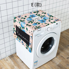 Garden flowers multi-purpose cover cloth roller washing machine bed cabinet cover cloth single door refrigerator cover cloth art dust cover E table flag 30× 150 cm
