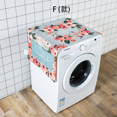 Garden flowers multi-purpose cover cloth roller washing machine bed cabinet cover cloth single door refrigerator cover cloth art dust cover F table flag 30× 150 cm