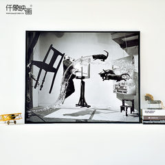 Daly dining room entrance bedroom modern European painting decorative painting painting murals like thousand pictures 40*50 (CM) Other types Black frame Oil film laminating + low reflective organic glass