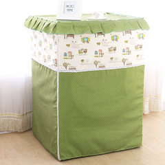 Haier panasonic washing machine cover cygnet samsung LG automatic roller cloth washing machine cover thickening sunblock zipper - hancheng town (green) rollers (front opening) : 60x65x85cm