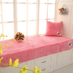 Sheng tai leju cotton floating window seat cushion plush floating window mat window sill mat tatami mat balcony mat can be washed with cotton technology 25 yuan/meter cherry powder - cloth embroidery