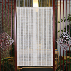 Chinese wind decorative fabric door curtain open air curtain kitchen half curtain bedroom hanging curtain and wind partition Japanese door curtain 85 (wide) *90 (high) cm B2