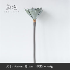 The simulation of long rod Yan succulents - thousand year old Lotus / lotus flower gem / Aloe Home Furnishing decorative plant decoration D - long twig fillet Aloe