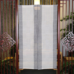 Chinese wind decorates cloth art door curtain to open carry wind water curtain kitchen half curtain bedroom hangs curtain and wind partition Japanese style door curtain 85 (wide) *90 (tall) cm B12