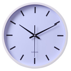 挂钟客厅 静音钟表办公室简约 时钟现代时尚挂表钟表卧室家内时钟 14英寸 白色-1