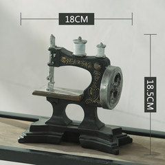 Retro setting items shooting props european-style creative industrial living room TV cabinet shop window sewing machine accessories sewing machine model E