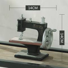 Retro setting pieces shooting props european-style creative industrial living room TV cabinet shop window sewing machine decoration sewing machine model C