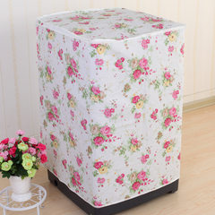Baoyou cloth art lace washing machine cover rural sun protection washing machine dust cover cylinder full automatic cover cloth flower table flag 30× 180 cm