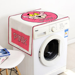 Single door refrigerator cover cloth cotton and linen cloth dust-proof cover washing machine cover cover towel lovely animals multi-purpose receive hanging bag white funky pink leopard customized size please contact customer service