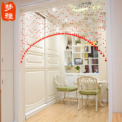 New acrylic crystal curtain door curtain partition porch bedroom living room decorative curtain feng shui hanging hanging curtain 60 arc mail