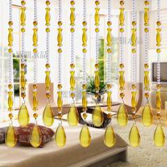 The new vase crystal bead curtain divides porch door curtain to wear Japan and South Korea glass to attract wealth to decorate curtain to wrap the product to mail 40 high 1.5 meters