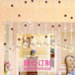 Yahweh crystal pearl curtain hanging curtain partition door curtain sitting room porch pearl curtain is full of 60 arched without winding