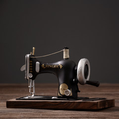 Home Furnishing soft decoration decoration retro old sewing machine model clothing store display window display props MK7305