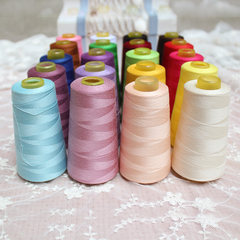 Hand-sewed patchwork sewing thread 402 plain color thread 3000 meters hand-made cloth diy material auxiliary material sewing machine line 9# grass green