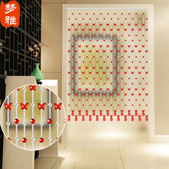 Dreamya butterfly acrylic crystal curtain encryption door curtain partition xuanguan feng shui living room decorative curtain package amber full of wear