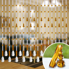 Feng shui bead curtain cut face calabash crystal bead curtain partition curtain finished crystal door curtain porch toilet hanging curtain common color: 40 pieces 1.8 meters