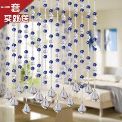 Xi yan feng shui pearl curtain dense string of glass crystal pearl curtain finished crystal curtain door curtain partition curtain sitting room half hanging curtain 20 0.8 meters