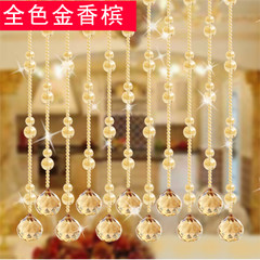 Crystal gourd bead curtain divides door curtain corridor toilet bedroom marriage feng shui hangs curtain finished glass sitting room to hang a curtain 20 0.8 meters