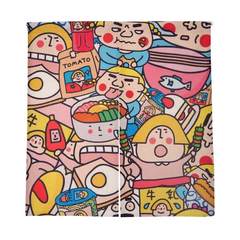 Korean style cartoon children cloth art cotton and linen door curtain study bedroom partition porch curtain decoration hanging curtain shade shade shade shade shading wind curtain tomx013 food goods special high 90cm door curtain