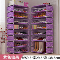 Shoe shoe shoe dust simple economic domestic shoe containing multilayer multi function family B: Purple candy