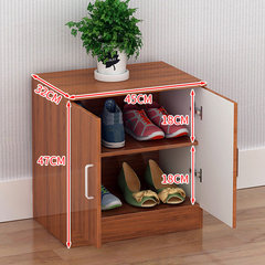 Home door change shoes stool, solid wood storage stool, lockers, shoes stool, simple modern shoes hanger Assemble PZ101T deep grain color