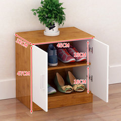 Home door change shoes stool, solid wood storage stool, lockers, shoes stool, simple modern shoes hanger Assemble PZ101T bamboo color