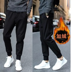 Summer casual shorts 5 pants pants color embroidery movement trend of Korean youth 5 autumn trousers S The skin with velvet rope