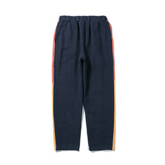 Korean autumn winter New Stripe sports hit color, simple casual pants, men Haren long pants trend 3XL Tibet Navy