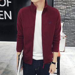 Special offer every day in autumn male Pro Hoody Zip Hooded cardigan jacket Korean students pure leisure sports jacket 3XL Red 5999 T-shirt