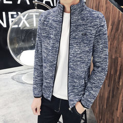 Special offer every day in autumn male Pro Hoody Zip Hooded cardigan jacket Korean students pure leisure sports jacket 3XL Blue 6999 T-shirt