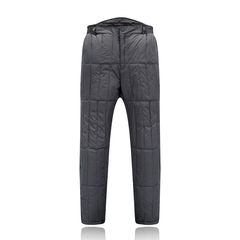 The gray duckling winter down pants worn outside male age in thickened size warm down trousers male liner 3XL Dark grey