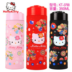 New style Hellokitty Hello Kitty heat preservation cup, stainless steel office cup, light weight 3790 cup brush 3790 red 360ml cup brush