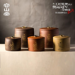 Let down Yixing Zisha tea pot pan Church Hill hand portable sealed ceramic heart size Pu'er Tea tank Lotus Sutra tea pot