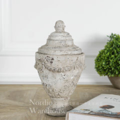 French Country / European classical retro decorative ornaments imported old ceramic pot / storage tank
