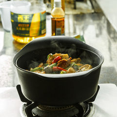 Southern Japan iron Liu Zongli deep pot stew pot pot 3.5L imported iron pot cooker ears Deep iron pot + pure iron cap