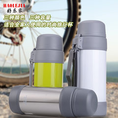 Good Roca thermos kettle, stainless steel outdoor travel kettle, men's Ladies thermos bottle, large capacity sports kettle Q10 New Q8 green 583C [1.2L]